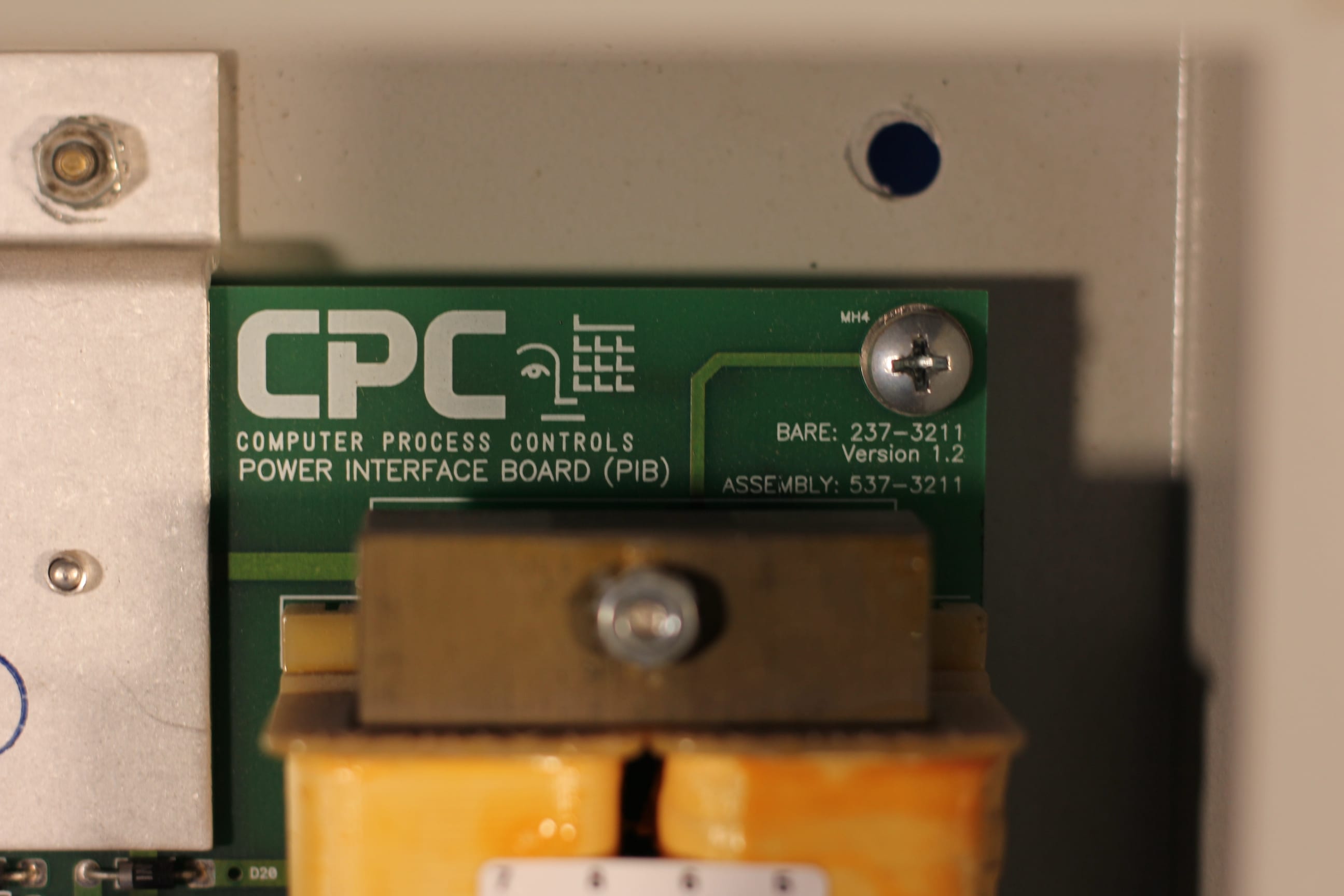 CPC CONTROL PROCESS COMPUTERS 237-3211 537-3211 POWER INTERFACE BOARD 
