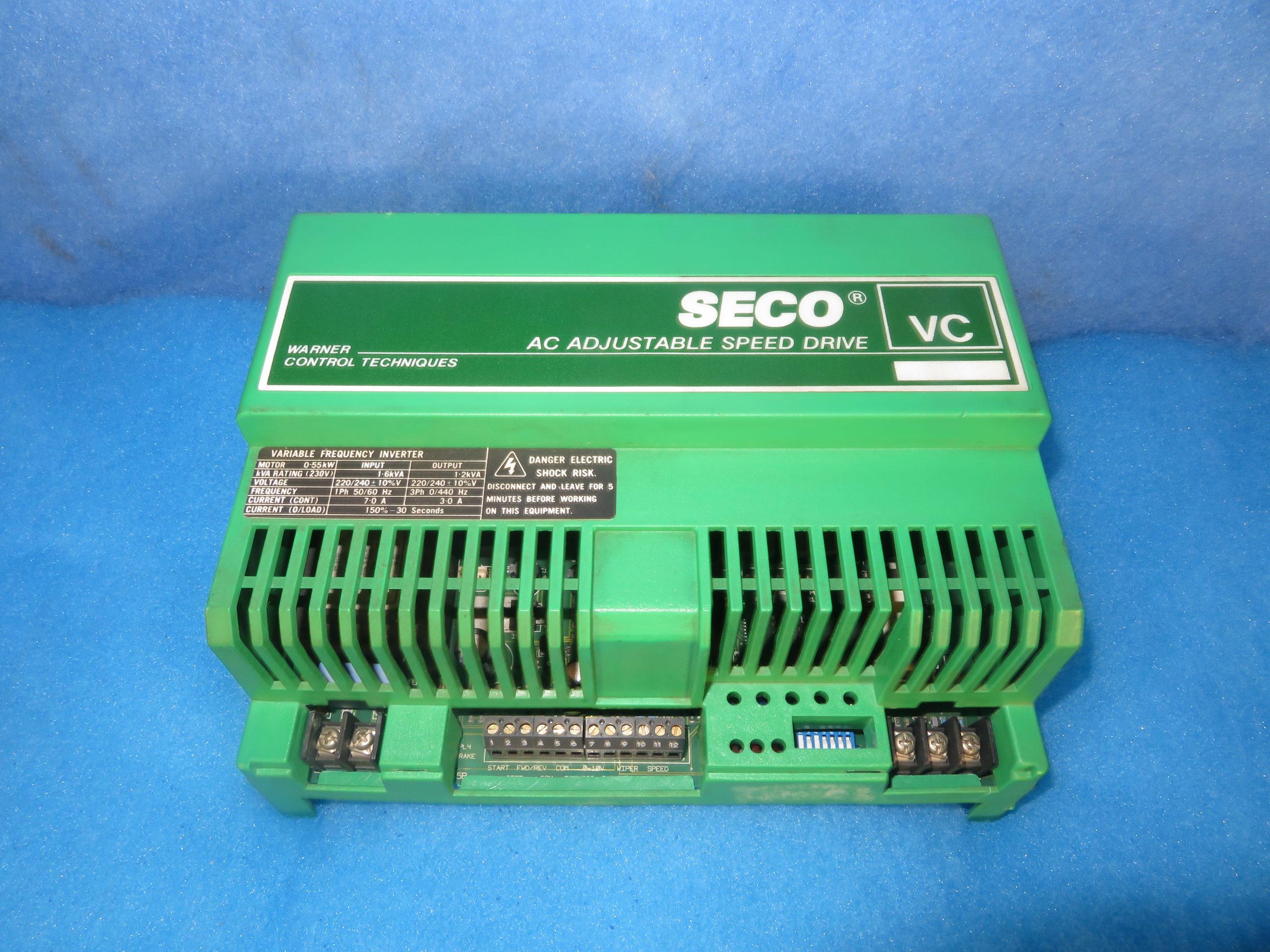 Warner Control Techniques Seco AC Adjustable Speed Drive Motor CT/VCD55/1 