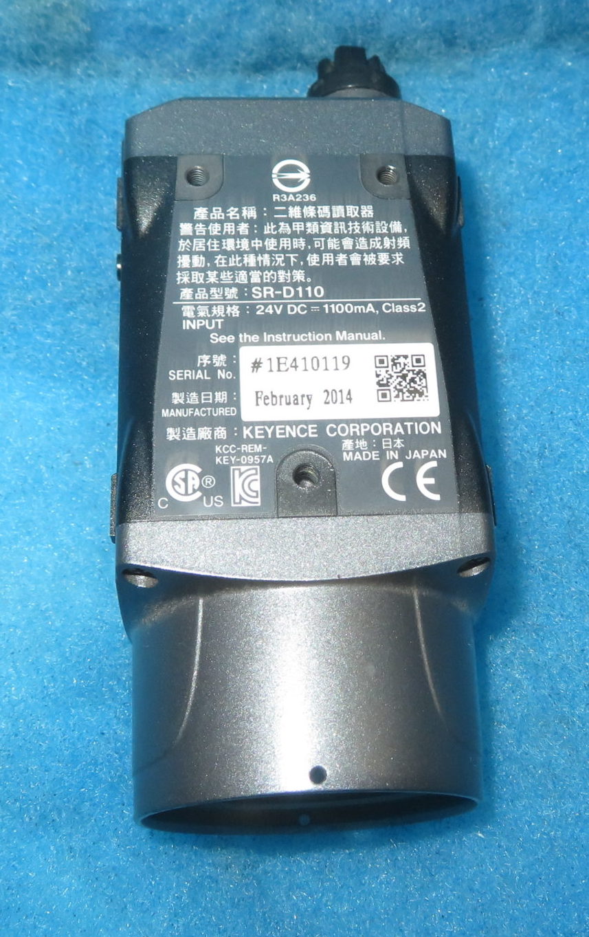 Details about   Keyence SR-D110 2D Code Reader w/ Power Cable 