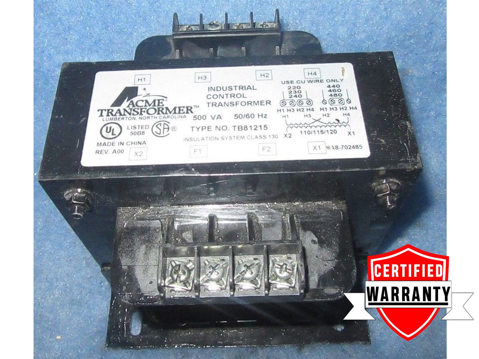 Details about   ACME Industrial Control Transformer TA-1-81141 