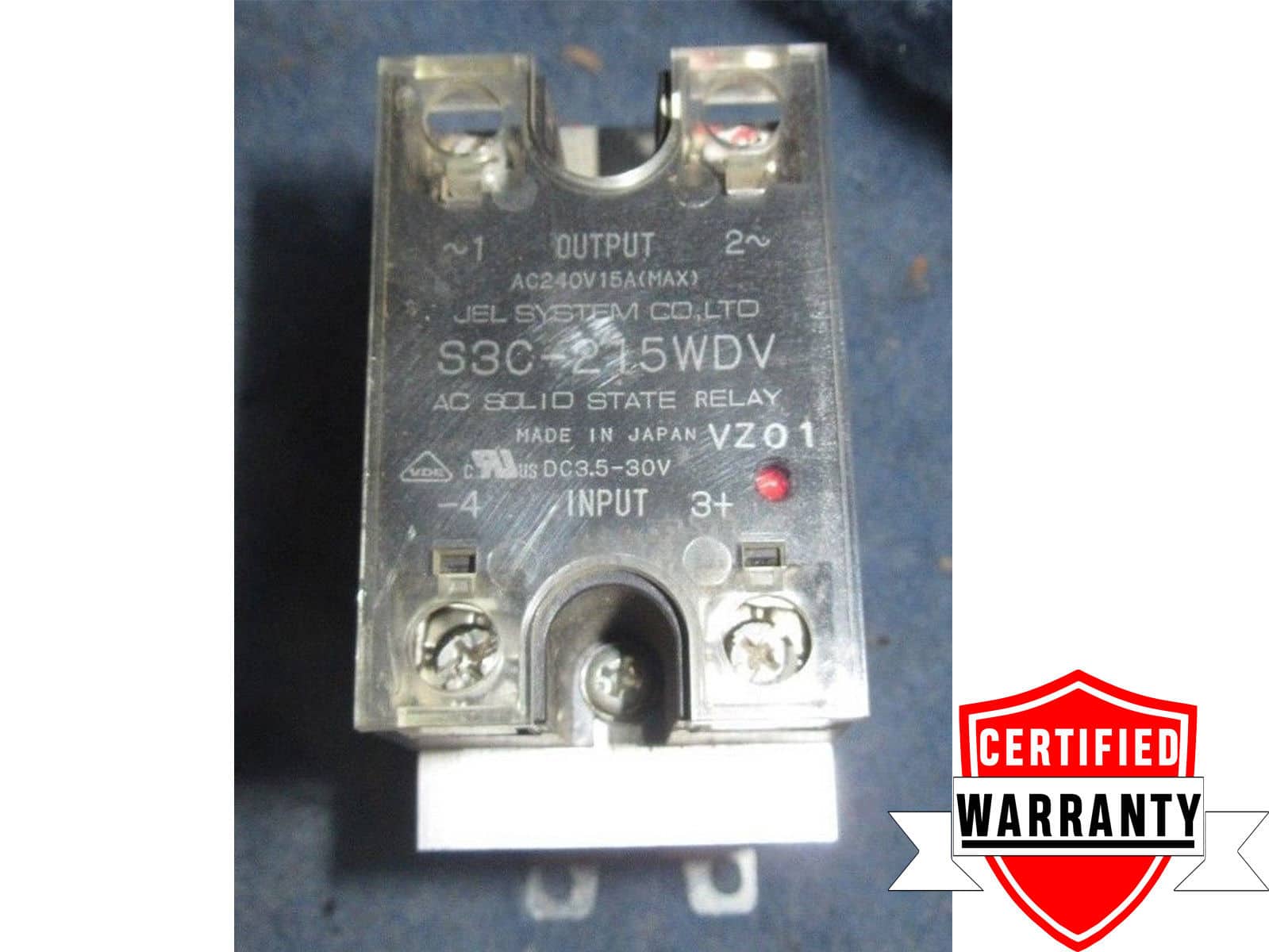 JEL SYSTEM S3C-215WDV AC SOLID STATE RELAY 