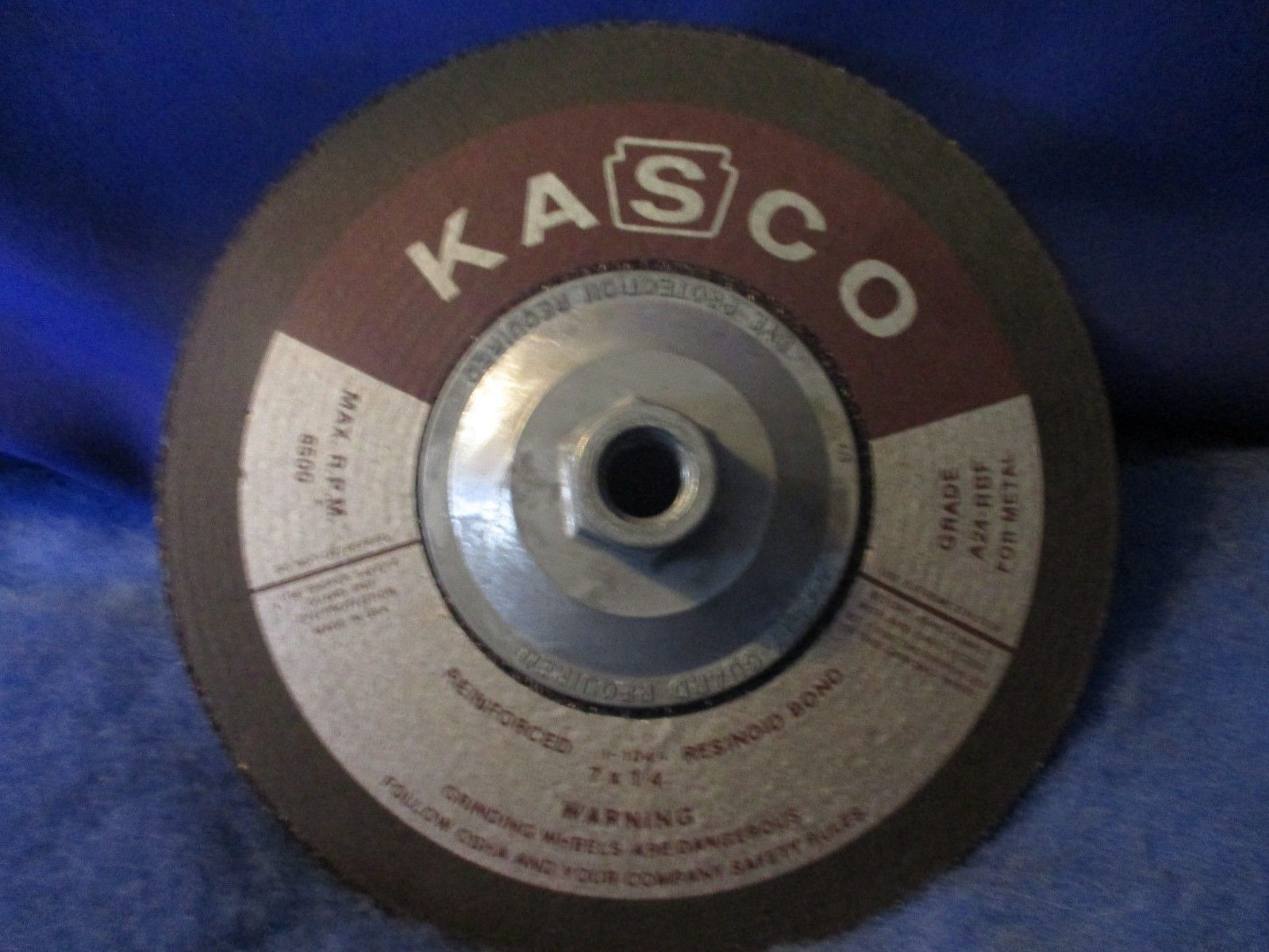 11 A24-UBF Kasco Grinding Wheel 7" x 1/4" x 5/8" 