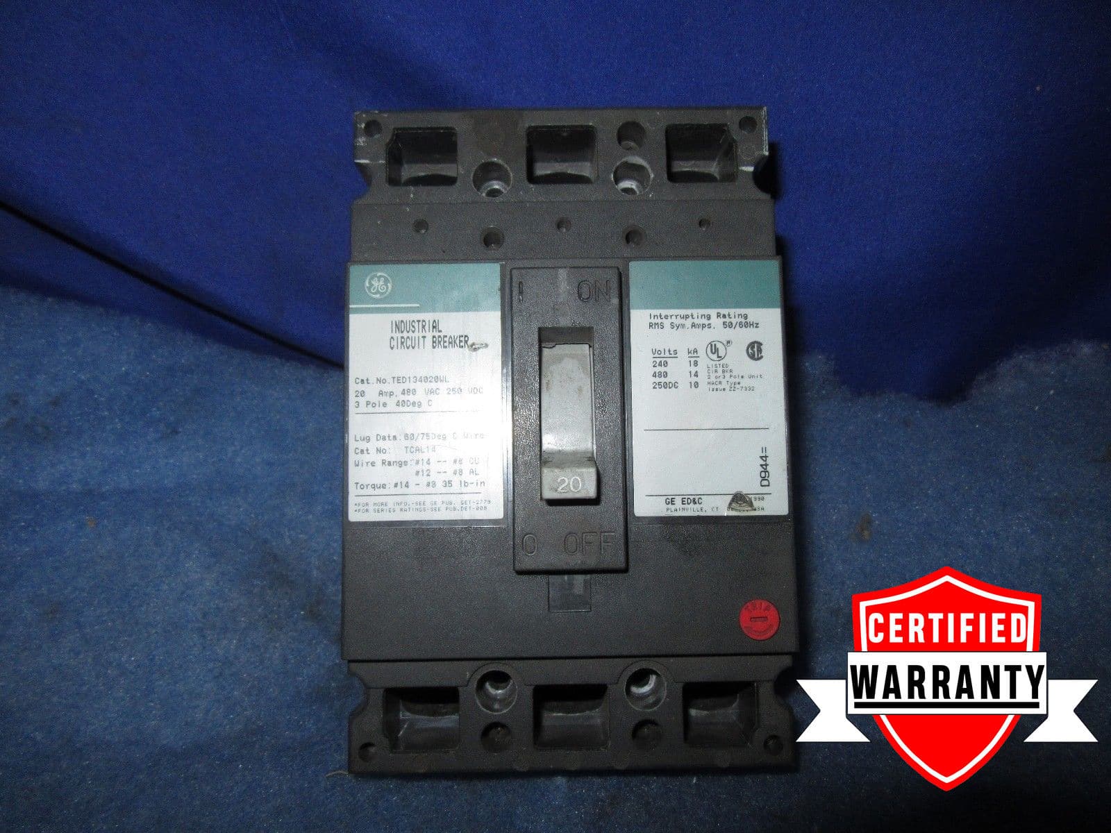 General Electric TED134020 Used 